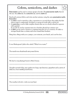 5th grade writing Worksheets, word lists and activities ...