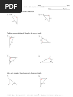 6 310501 law of sines and cosines review kuta with answers
