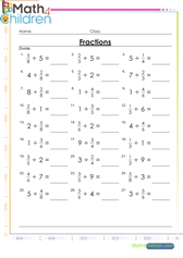 6 grade math division worksheet