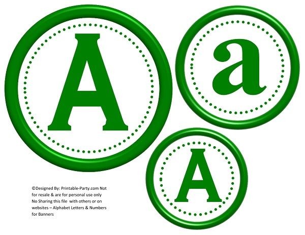 6 inch printable alphabet letters