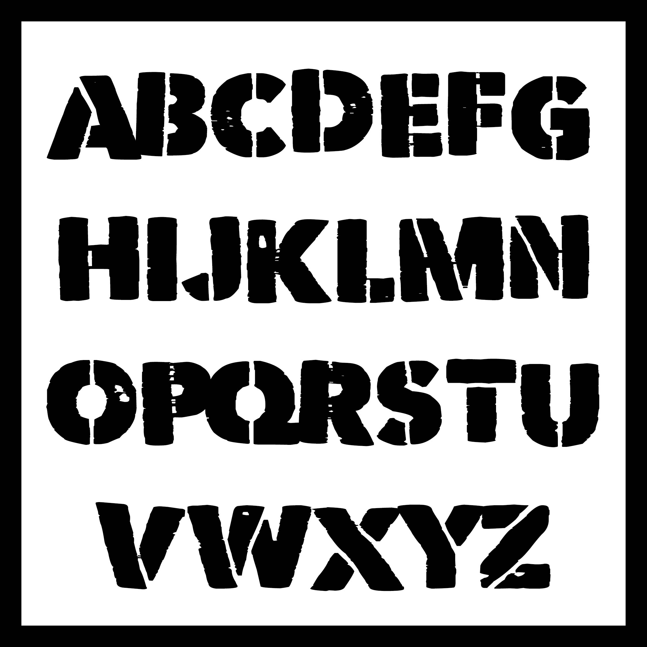 6 inch printable alphabet letters
