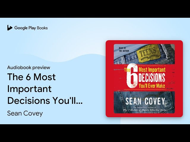 6 most important decisions you ll ever make worksheet
