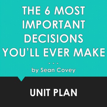 6 most important decisions you ll ever make worksheet