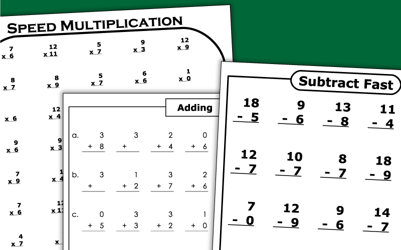 6 s multipulcation 5 min drill