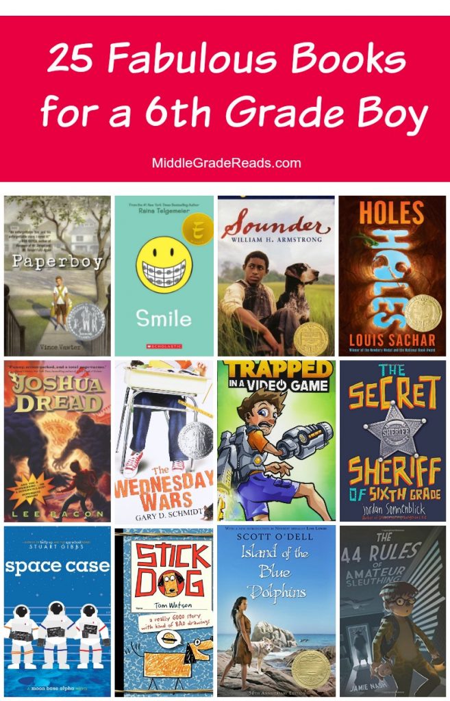 25 Amazing Middle Grade Books for a 6th Grade Boy - Middle Grade Reads
