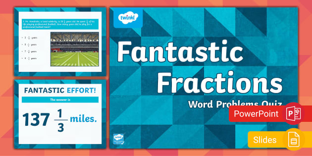 6th grade fraction word problems