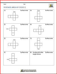6th grade geometry worksheet