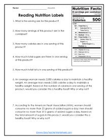 6th grade health class worksheet