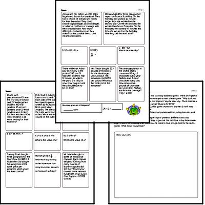 6th grade math enrichment worksheet