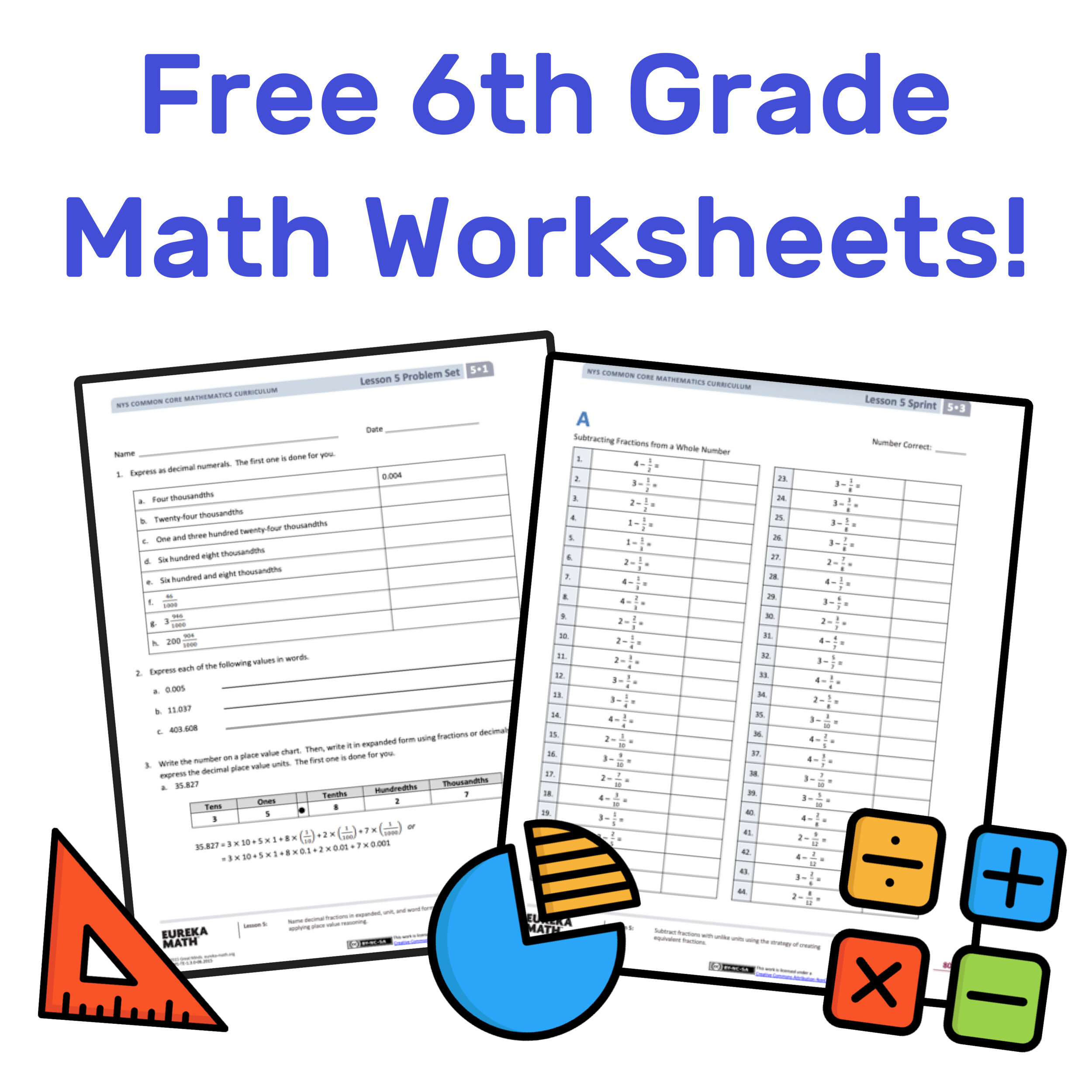 The Best Free 6th Grade Math Resources: Complete List! — Mashup Math