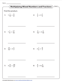 6th Grade Math Worksheets