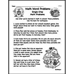 Word Problems Worksheets - Free Printable Math PDFs | edHelper.com