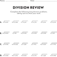 Printable 6th Grade Math Worksheets 