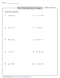 6th Grade Math Worksheets
