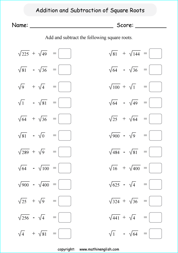 Printable primary math worksheet for math grades 1 to 6 based on ...
