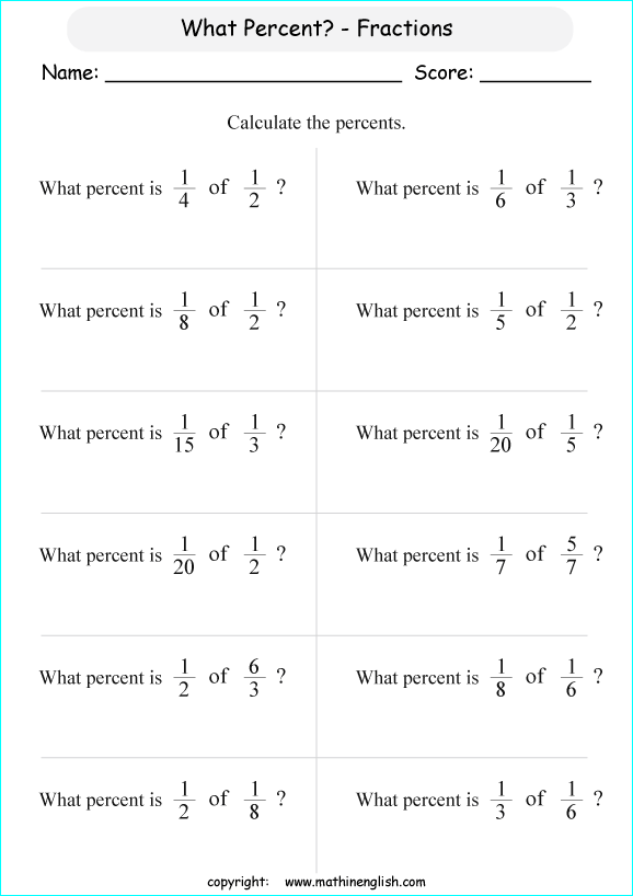 Printable primary math worksheet for math grades 1 to 6 based on ...