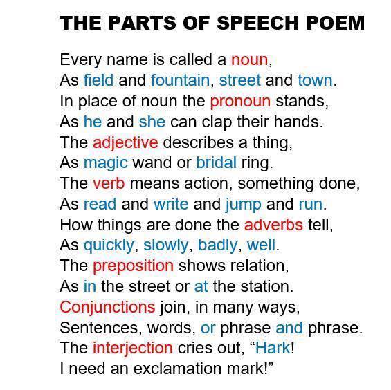 6th grade poetry worksheet