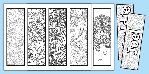 6th grade printable bookmarks