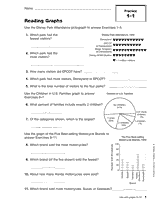 6th grade reading graphs worksheet