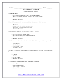 6th Grade Reading Comprehension Worksheets