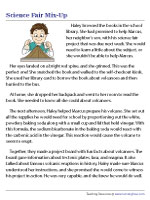 6th grade reading worksheet printable