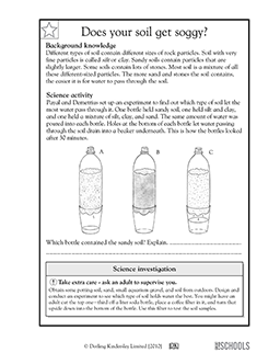 6th grade science worksheet on soil