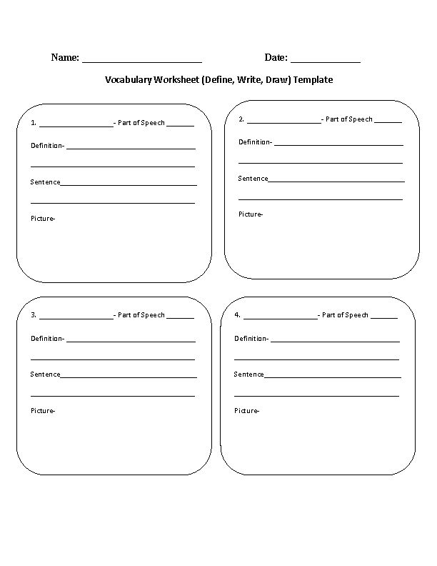 6th grade vocabulary worksheet pdf