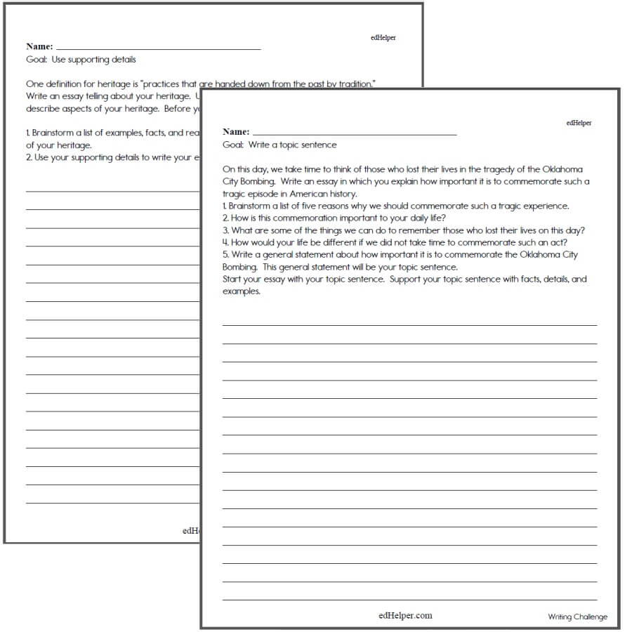 Writing Worksheets for Creative Kids | Free PDF Printables ...