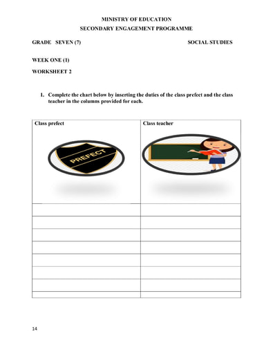 7 grade social studies worksheet