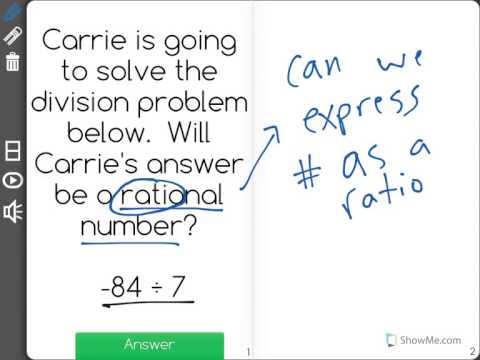 7.NS.A.2.B - Rational Numbers As Quotients of Integers Worksheet ...