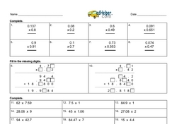 Free 6.NS.B.3 Common Core PDF Math Worksheets | edHelper.com