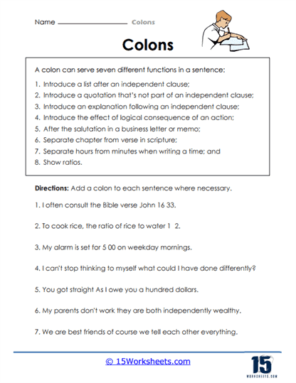 Punctuation Worksheets - 15 Worksheets Library