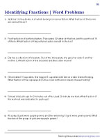Math Word Problems Worksheets