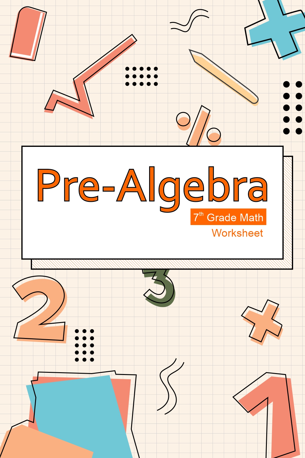7th grade math worksheet algebra