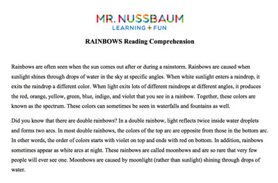 7th Grade Reading Comprehension: 170 Passages and Question Sets