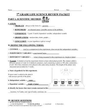 Printable Seventh Grade Science Worksheets And Study Guides ...