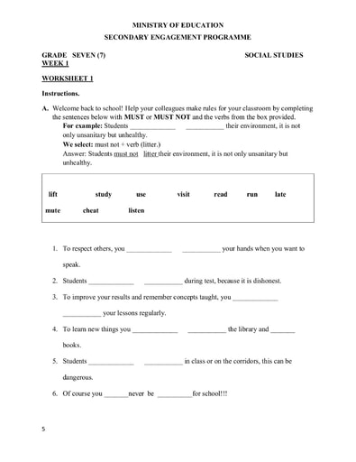 7th grade social studies