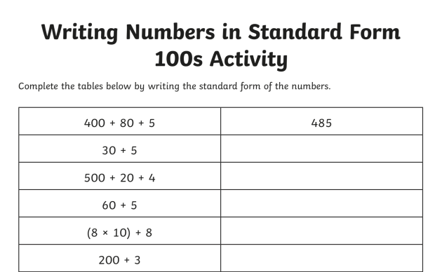 8 0 3 in standard expanded and written form