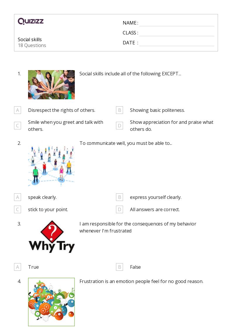 8 grade social studies worksheet
