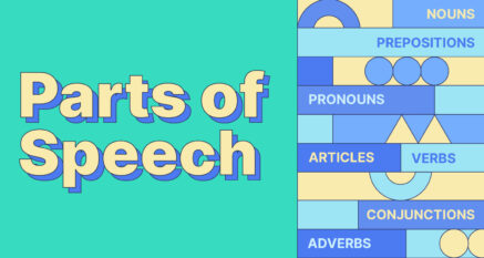 8 parts of speech chart