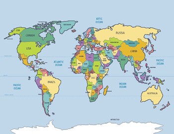 World Map Printable,ACTIVITIES FOR KIDS,distance learning ...