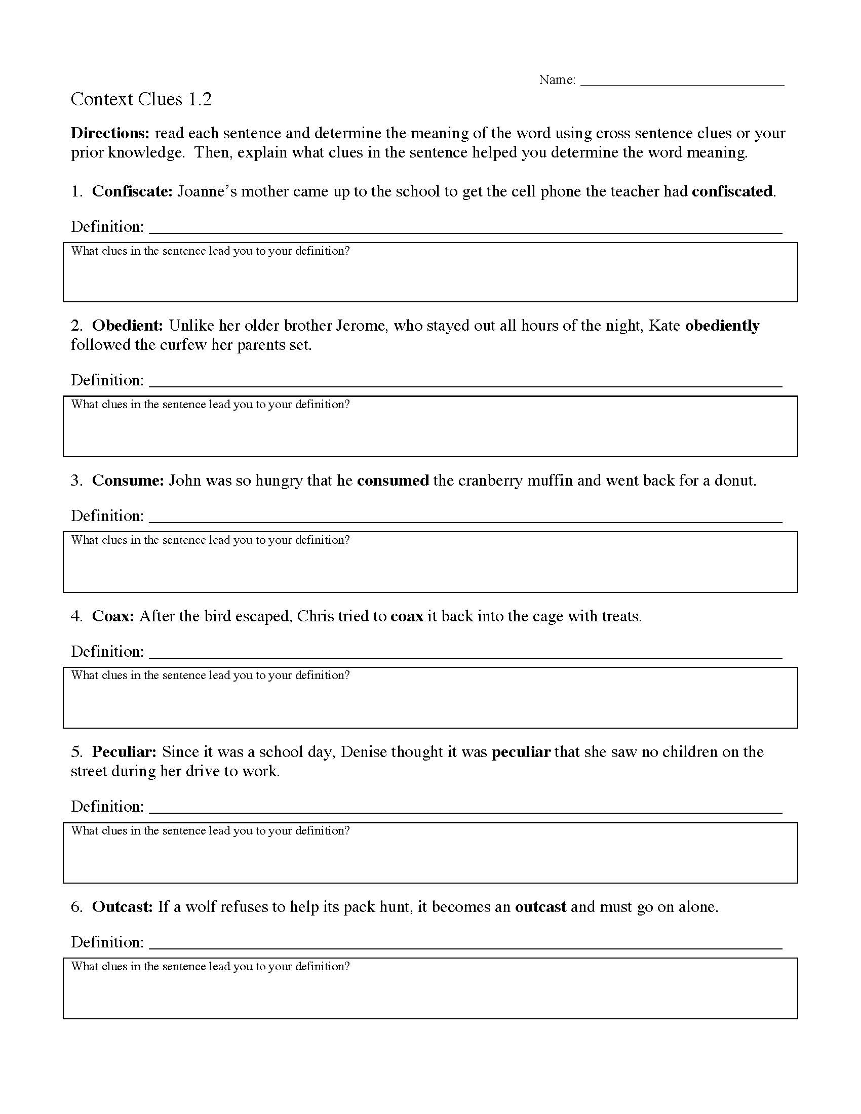 8th grade ela worksheet pdf