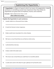 8th Grade Language Arts Worksheets