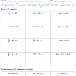 Printable 8th Grade Common Core Math Worksheets 