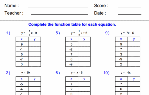 Math Worksheets For 8th Grade | 8th Grade Online Math Worksheets ...