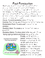 Free Punctuation Worksheets | edHelper.com