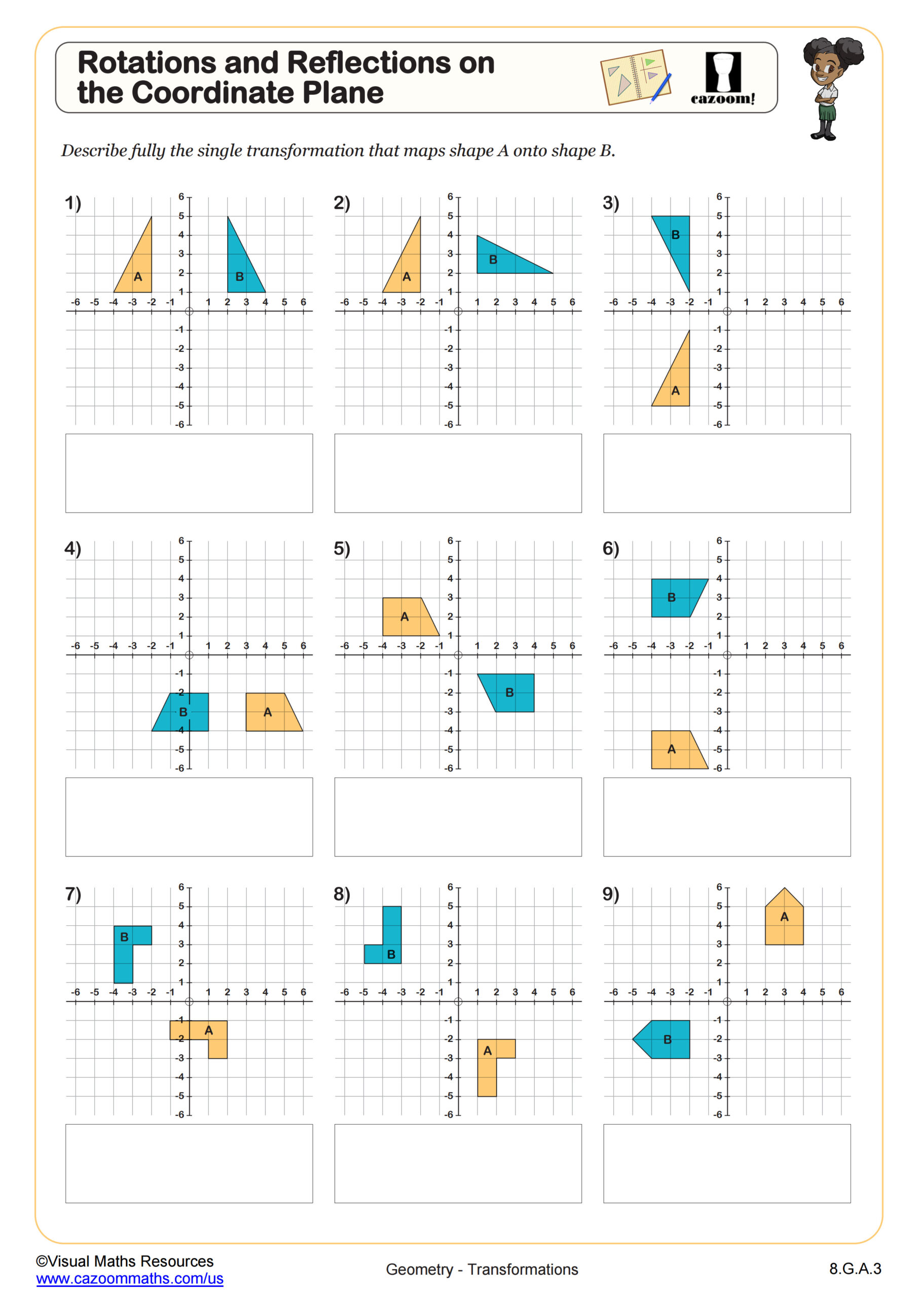 8th Grade Math Worksheets | Free Downloads Available