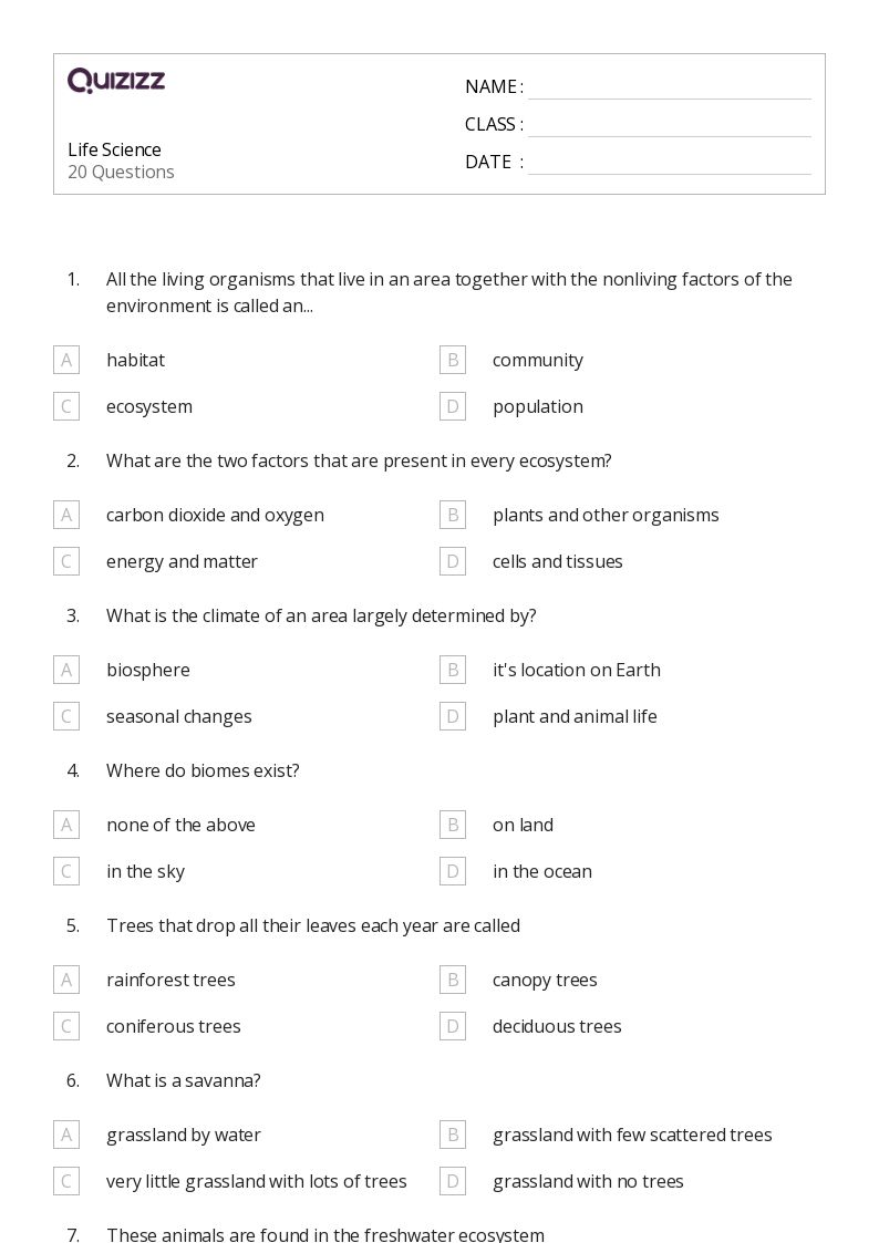 50+ Grade 8 worksheets on Quizizz | Free &  Printable