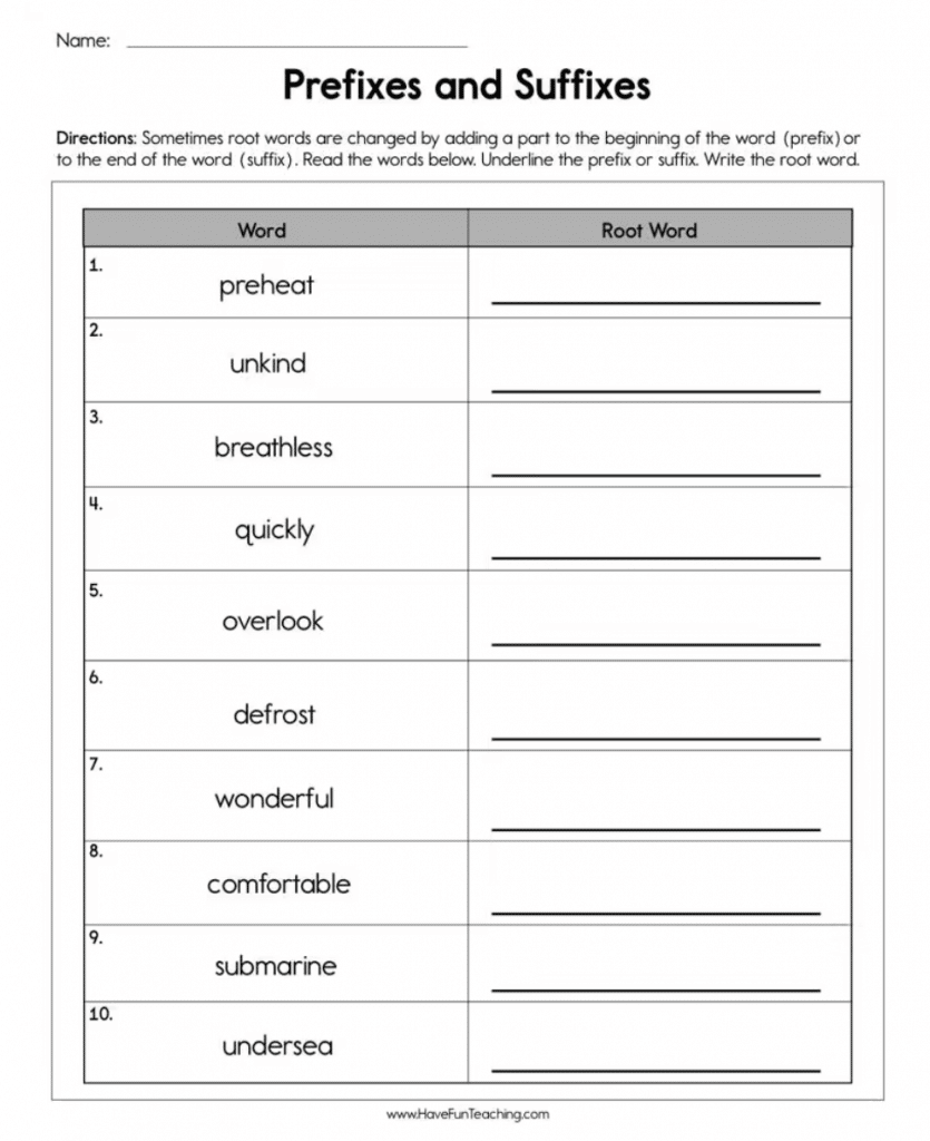 23 First Grade Grammar Worksheets That Teach The Basics - The ...
