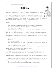 9th grade language arts worksheet